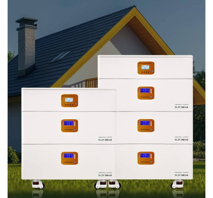 15KW/30KW/45KW/60KW堆疊儲能電池一體機